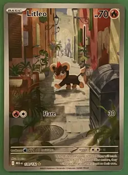 ⭐ LITLEO⭐ 139/132 Mega Evolution Special Illustration Rare Holo Pokemon TCG NM - Image 1