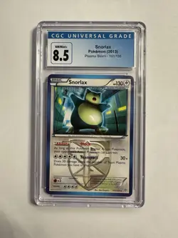 2013 Snorlax Plasma Storm 101/135 CGC 8.5 NM/Mint+ Non-holo Vintage Pokemon - Image 1