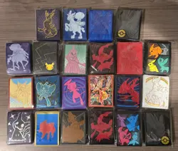 Lot Of 22 Packs ETB Sleeves Pokemon TCG - Image 1