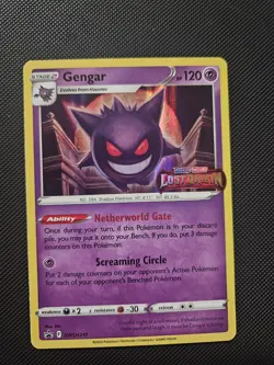2022 Pokemon Gengar SWSH241 Black Star Promo Lost Origin - Image 1