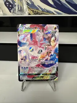 Pokemon TCG Sylveon VMAX TG15/TG30 Full Art Rare Brilliant Stars NM - Image 1