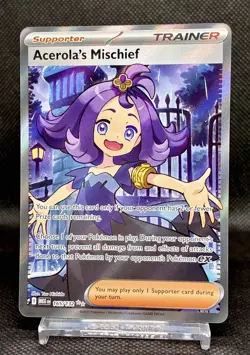 Acerola's Mischief Trainer 165/132 Mega Evolution Pokemon TCG - Image 1
