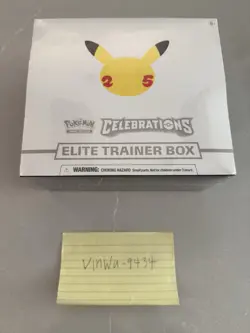 Pokemon TCG 25th Anniversary Celebrations Elite Trainer Box Factory Sealed - Image 1