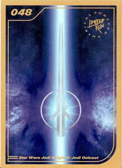 Star Wars Jedi Knight II Jedi Outcast Limited Run Games Gold Trading Card #048 - Image 1