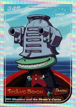Shantae and the Pirate's Curse #346 Limited Run Games Silver Trading Card New - Image 1