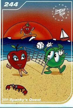 Spanky's Quest #244 Limited Run Games Silver Trading Card New NO Creases - Image 1