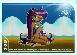 Shantae Risky's Limited Run Silver Trading Card #140 No Creases or Tears New - Image 1