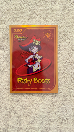 Shantae Risky's Revenge Limited Run Gold Trading Card #320 No Creases New Mint - Image 2