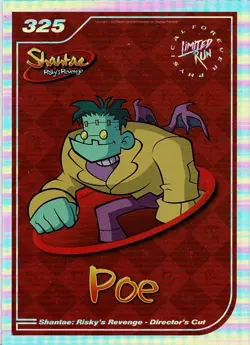 Shantae Risky's Revenge Limited Run Silver Trading Card #325 No Creases New - Image 1