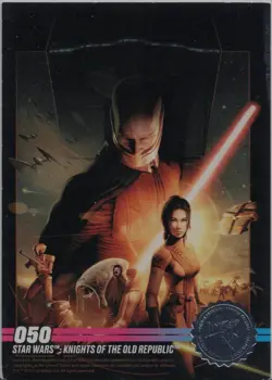 Star Wars Knights of the Old Republic #050 LRG Silver Trading Card Mint - Image 1