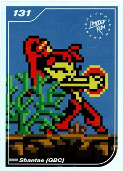 Shantae GBC Limited Run Games Silver Trading Card #131 New No Creases or Tears - Image 1