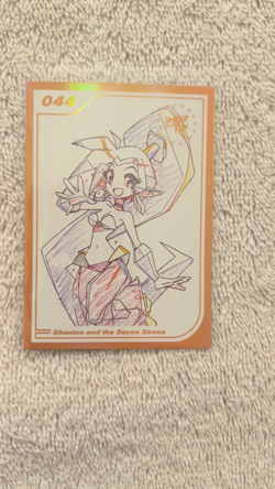 Shantae and the Seven Sirens #044 Gold Limited Games Trading Run Card Mint - Image 2
