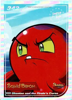 Shantae and the Pirate's Curse #342 Limited Run Games Silver Trading Card New - Image 1