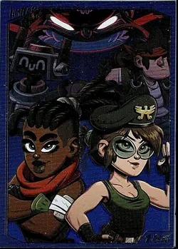 Mercenary Kings Limited Run Games Silver Trading Card #184 New No Creases - Image 1