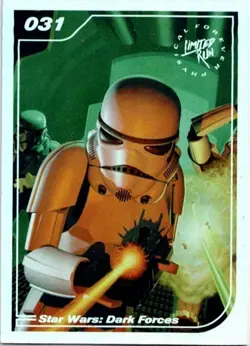 Star Wars Dark Forces Limited Run Games Silver Trading Card #031 New Mint - Image 1