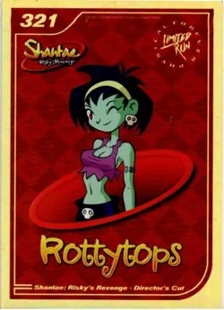 Shantae Risky's Revenge Limited Run Gold Trading Card #321 No Creases New Mint - Image 1