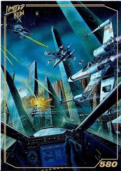 Star Wars Rebel Assault Limited Run Games Gold Trading Card #580 New No Creases - Image 1