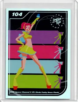 Space Channel 5 VR #104 Limited Run Games Silver Trading Card New Mint - Image 1