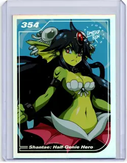 Shantae Half Genie Hero Limited Run Games Silver Trading Card #354 New Mint - Image 1