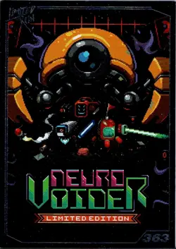 Neurovoider Limited Run Games Silver Trading Card #363 New No Creases or Tears - Image 1