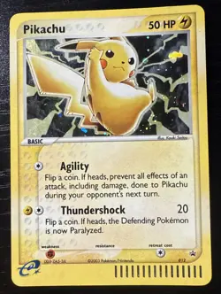 Pokemon Pikachu Holo Black Star Promos Holo Card 12 NM - Image 1