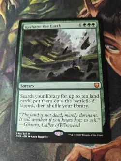 MTG Reshape the Earth Commander Legends Mythic Card 249/361 Regular - Image 2