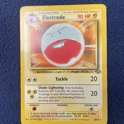 ELECTRODE 18/64 1999 JUNGLE NON HOLO POKEMON CARD - Image 1