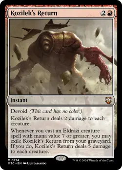 Kozilek's Return 214 MTG Commander M3C Mythic NP - Image 1