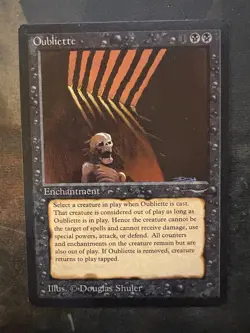 *** ARABIAN NIGHTS Oubliette (Dark) *** NM-Mint - DUTY PAID - Magic MtG - Image 1