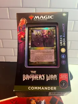 Magic: The Gathering MTG The Brothers' War - Urza's Iron Alliance Deck - OPENED - Image 1