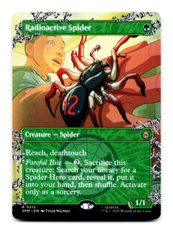 Radioactive Spider (Borderless) - [Marvel's Spider-Man] MTG Magic NM/M 🌳 - Image 1