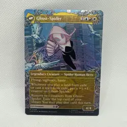 MTG - Foil - Gwen Stacy (0209) (Borderless) Marvel's Spider-Man NM Pack Fresh - Image 2