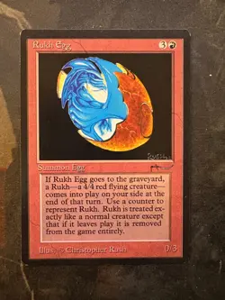 *** ARABIAN NIGHTS Rukh Egg (Light) *** NM Clean - DUTY PAID - Magic MtG - Image 1
