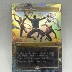 MTG - Foil - Multiversal Passage (Borderless) Marvel's Spider-Man NM - Image 1
