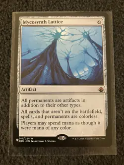 Magic The Gathering MTG - Mycosynth Lattice - The List Reprints - Image 1