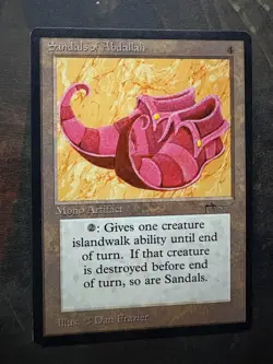 *** ARABIAN NIGHTS Sandals of Abdallah *** NM-Mint! - DUTY PAID - Magic MtG - Image 1