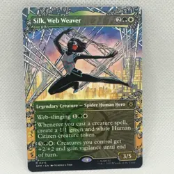 MTG - Silk, Web Weaver (Borderless) Marvel's Spider-Man Regular NM - Image 1