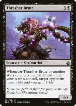 4x MTG Thrasher Brute, NM-Mint, English Battlebond Magic: the Gathering - Image 1