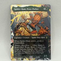 MTG - Spider-Ham, Peter Porker (Borderless) Marvel's Spider-Man Regular NM - Image 1