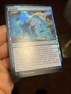 French Foil Delay Retard Time Spiral Remastered Mtg (1611) - Image 2