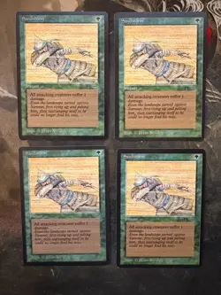 *** ARABIAN NIGHTS 4x Sandstorm *** NM-Mint! - DUTY PAID - Magic MtG - Image 1