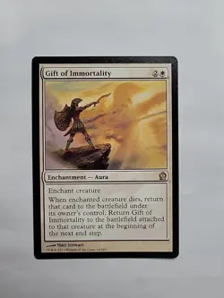 MTG - Gift of Immortality Theros Regular Rare #14 - Image 1