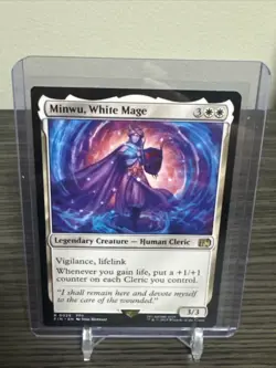 Minwu, White Mage R MTG Final Fantasy M/NM, English - Image 1