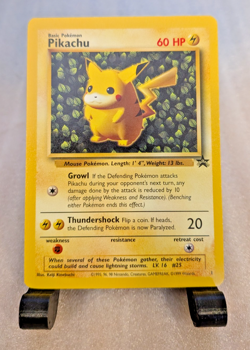 Pokemon Vintage Pikachu 01/53 Wotc Promo Regular LP - Image 1