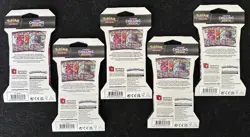 POKEMON Sword Shield CHILLING REIGN BOOSTER SLEEVE PACKS ALL 5 ARTWORK NICE! - Image 2