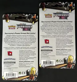 POKEMON SUN MOON FORBIDDEN LIGHT BLISTER BOOSTER PACK NEW EXEGGCUTE & ROCKRUFF - Image 2