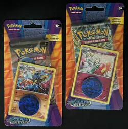 POKEMON XY STEAM SIEGE BLISTER BOOSTER PACK NEW LUCARIO FLOETTE BLACK STAR PROMO - Image 1