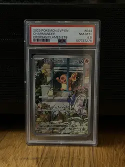 2023 POKEMON OBSIDIAN FLAMES POKEMON ETB PROMO SVP #044 CHARMANDER PSA 8.5 - Image 1