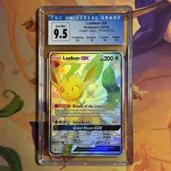 Leafeon GX SV46/SV94 - Pokemon Hidden Fates - CGC 9.5 Gem Mint W Subgrades - Image 1