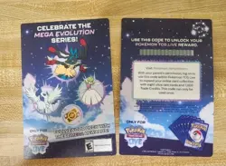 2 x Mega Evolutions Pokemon TCG LIVE Code Card NEW 1000 Credits & 8 Ultra Rare - Image 1